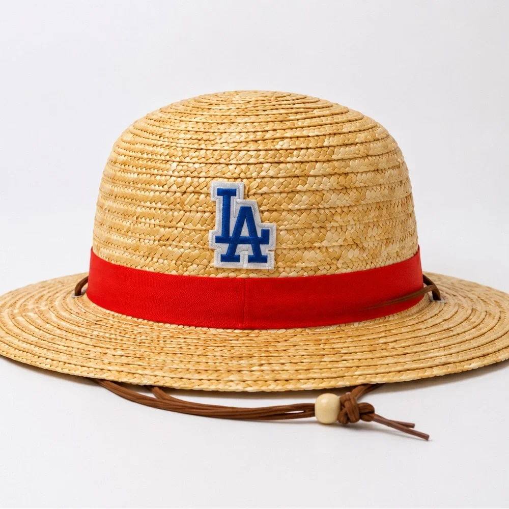 2026 ONE PIECE x LA Dodgers Monkey D. Luffy Straw Hat SGA 7/2/26 NEW